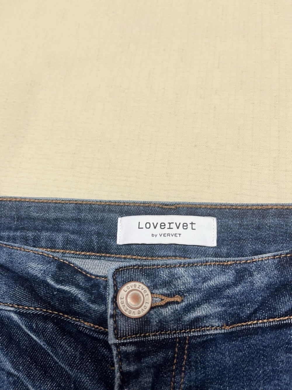 Lovervet by Vervet 22W high rise straight crop Jean - Picture 6 of 14